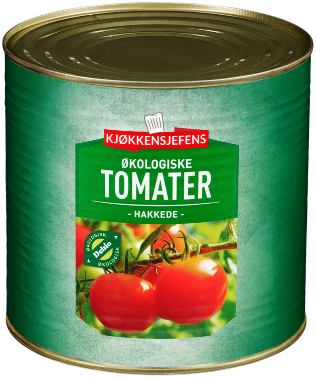 Tomater hakket økol.      2,55kg