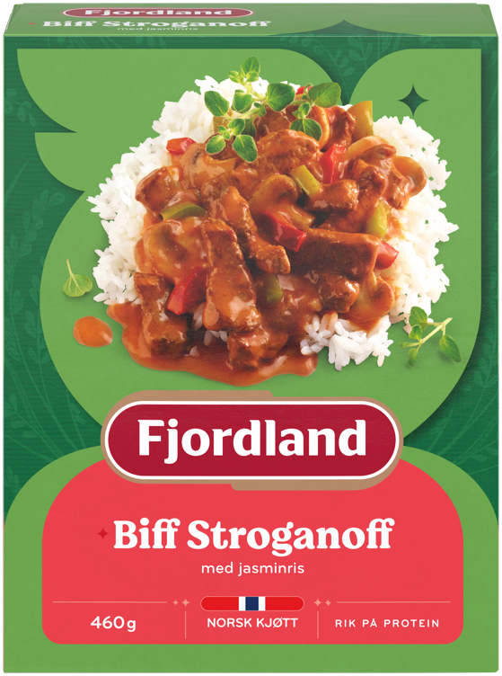 Biff stroganoff m/ris    460g