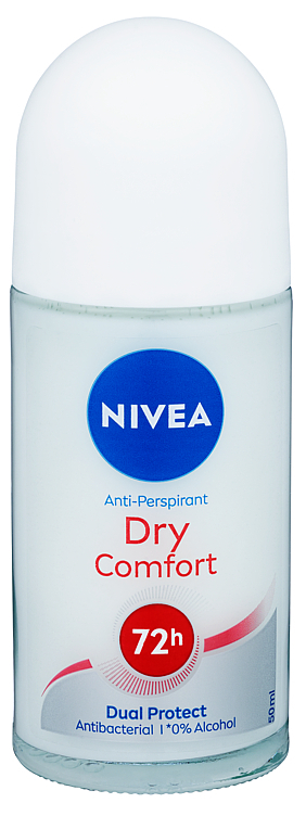 Nivea deo dry comfort roll on 50ml 6stk