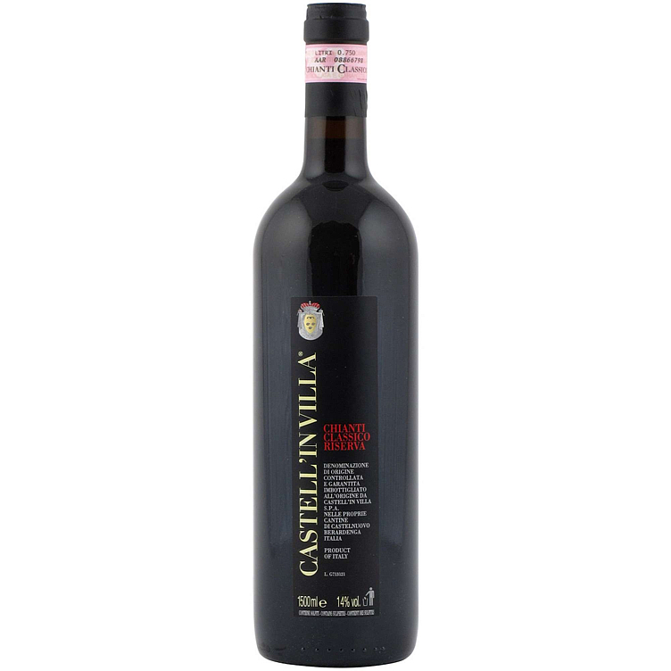 Castell?in villa chianti assico riserva     14,5%   1,5l