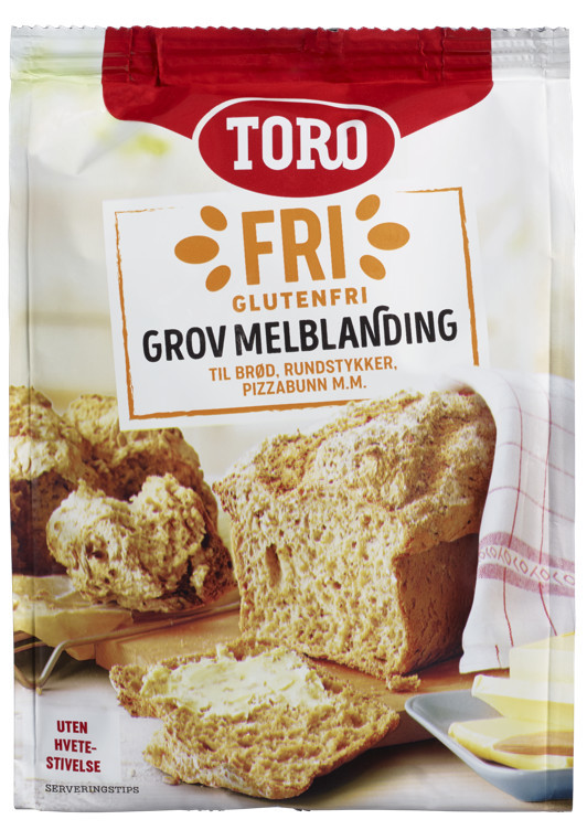 Glutenfri grov melbland  406g