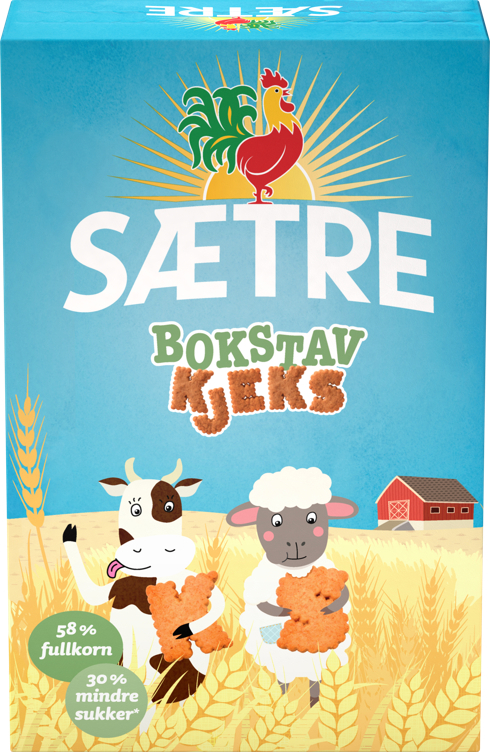 Bokstavkjeks orginal 175g