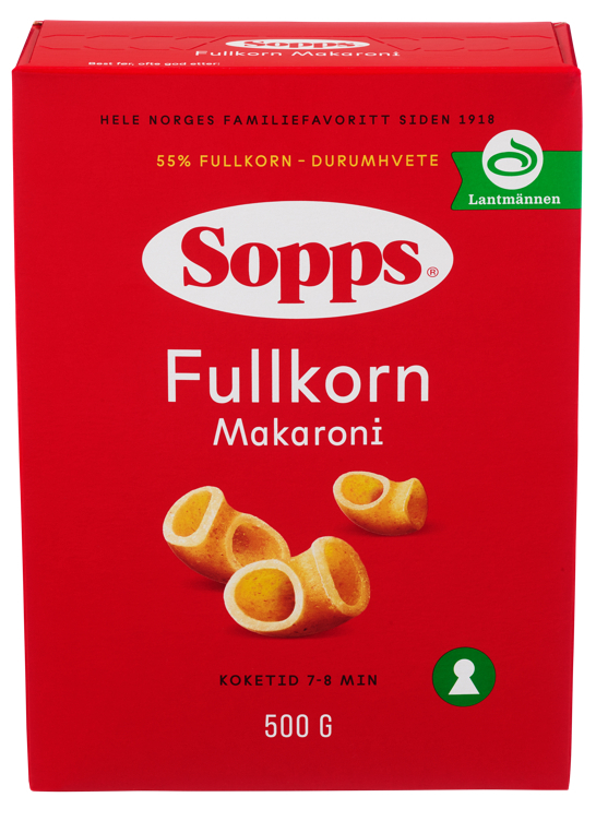 Sopps macaroni whole-grain   500g