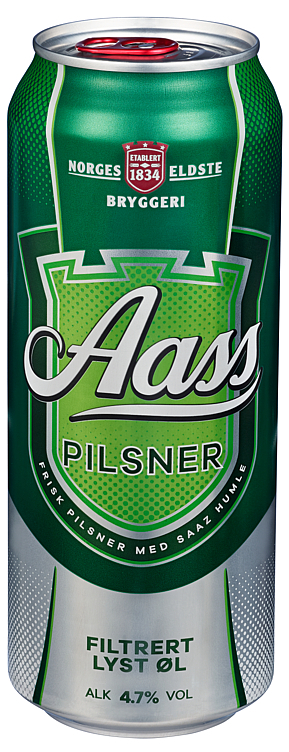 Aass pilsner bx  4,7%  24x50cl