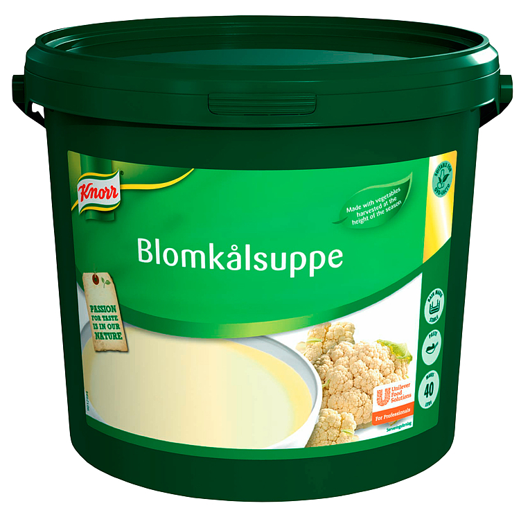 Blomkålsuppe, pasta   40l   4kg
