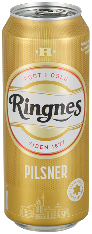 Ringnes pilsner   4,6%   24x50cl