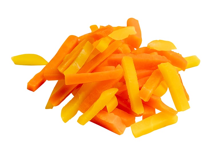 Gulrot mix strimler 2kg