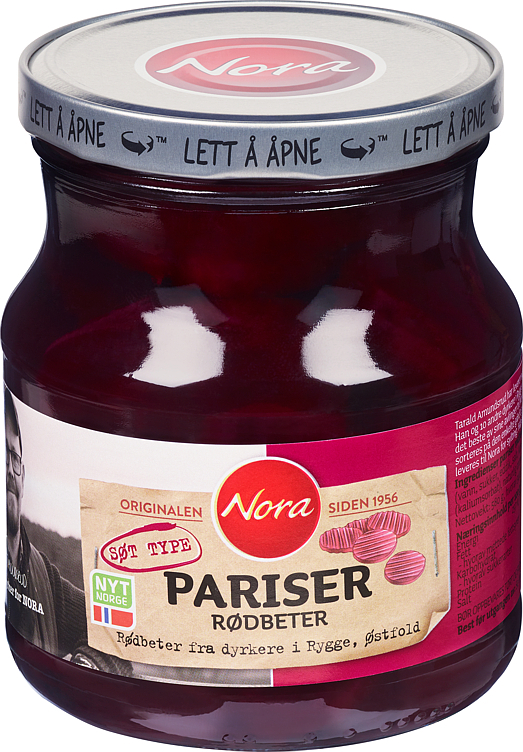 Pariserrødbeter 580g