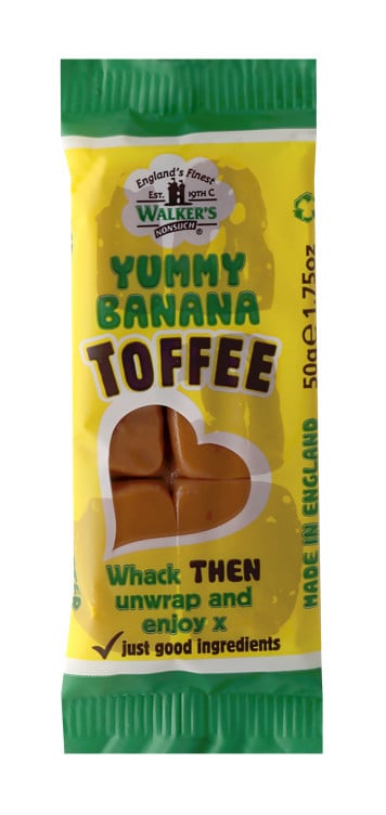 Banansplitt-toffee      stk