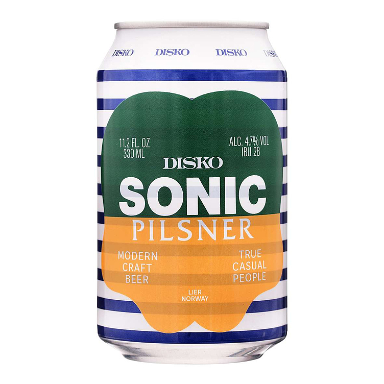 Disko brewing sonic pilsner 4,7% 24x33cl