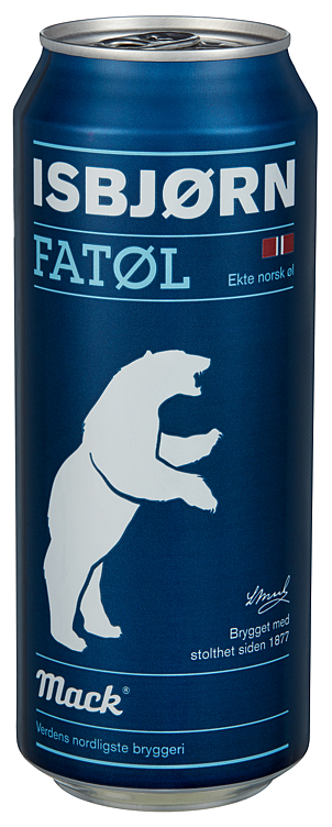 Isbjørn fatøl   4,5%   24x50cl