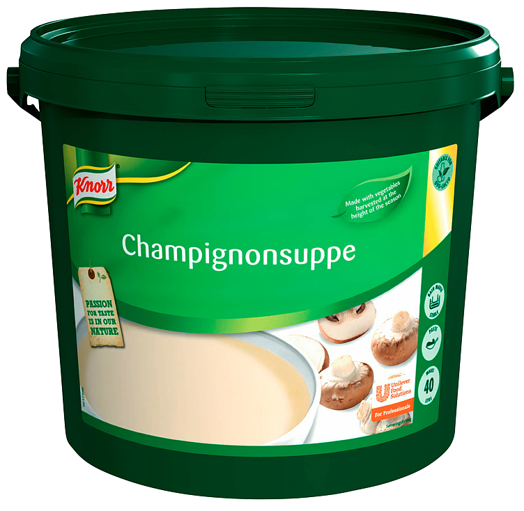 Champignon soup, paste  40l   4kg