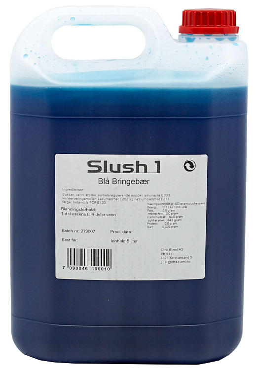 Dream slush mix blå bringebær   5l