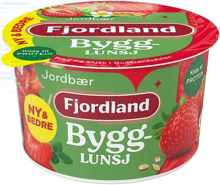 Byggrynslunsj m/jordbær 150g