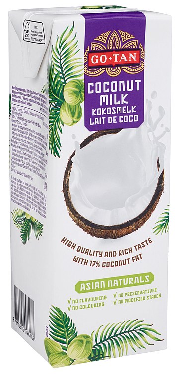 Coconut milk 75%         1l