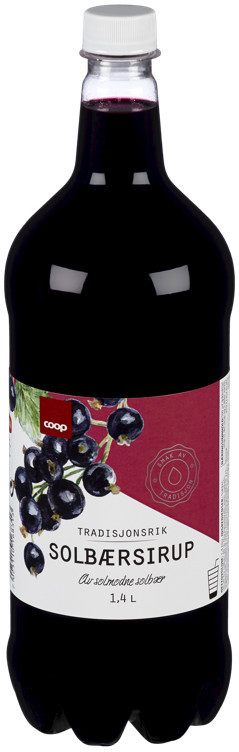 Coop blackcurrant syrup squash   1,4l