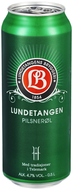 Lundetangen pilsnerøl bx 6-pk   4,7%  24x0,5l
