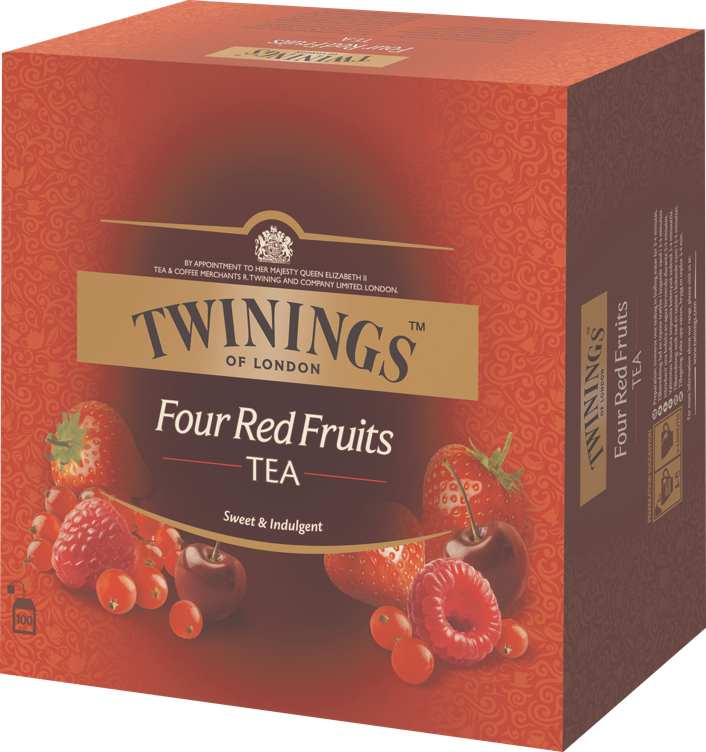Twinings fire røde frukter 100bg
