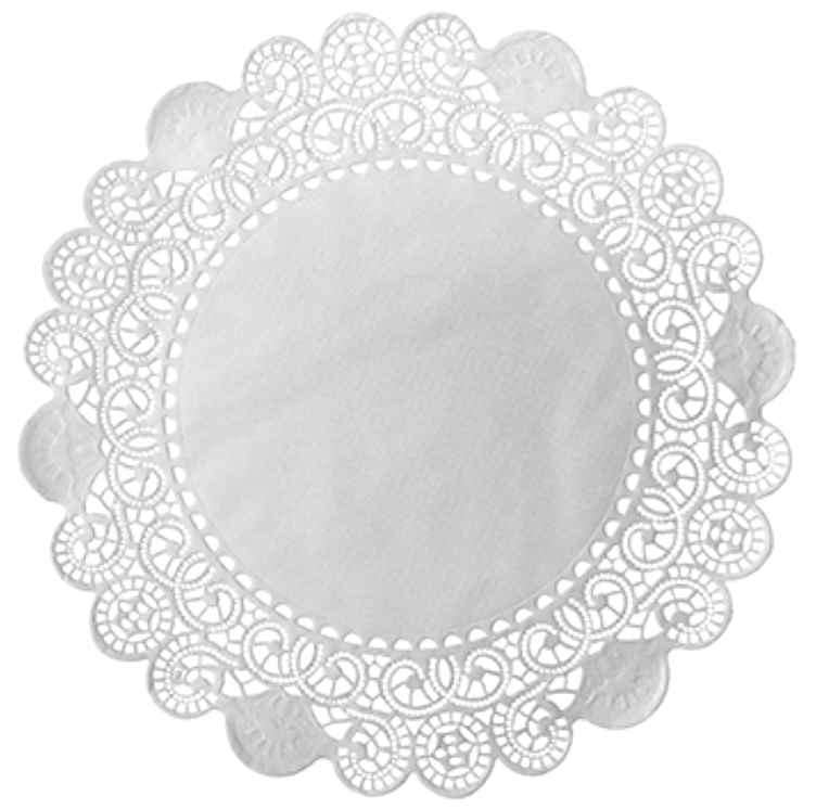 Fatpapir,rd. uth. 17cm 250stk