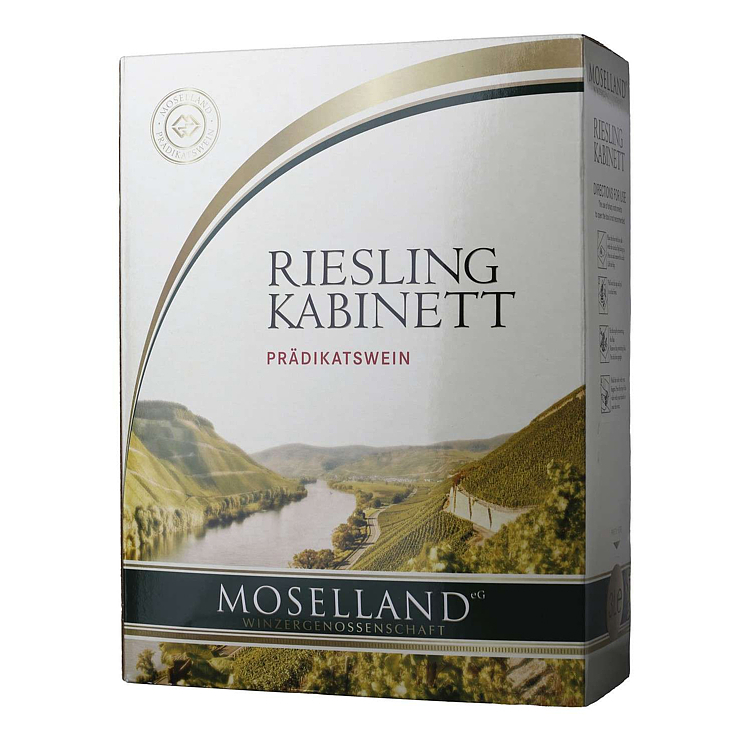 Moselland riesling kabinett bib 7,5% 3l