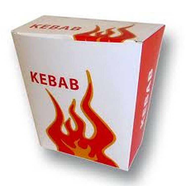 Kebabbox 250stk