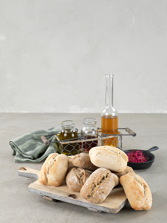 Miks rustikke porsjonsbrød   120x50g