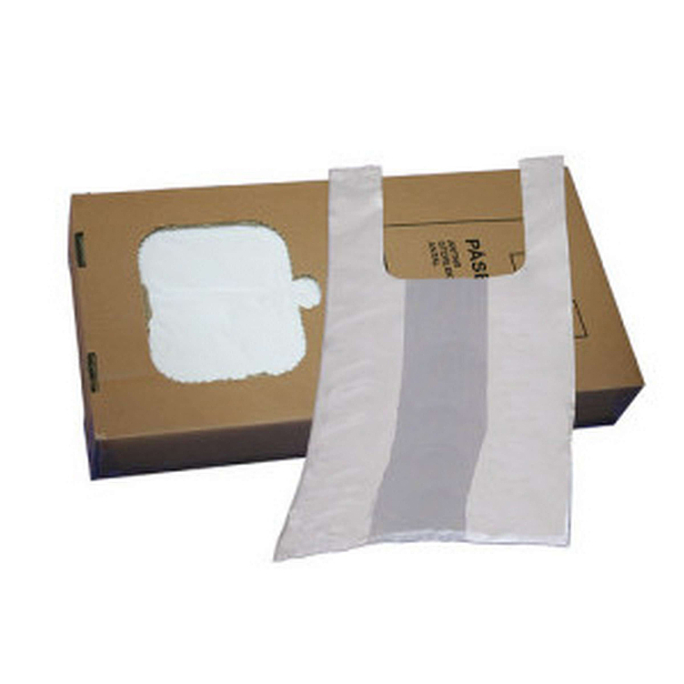 Carrier bag plastic white 20l 1000pcs