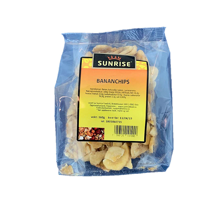 Banan chips  sunrise    250g