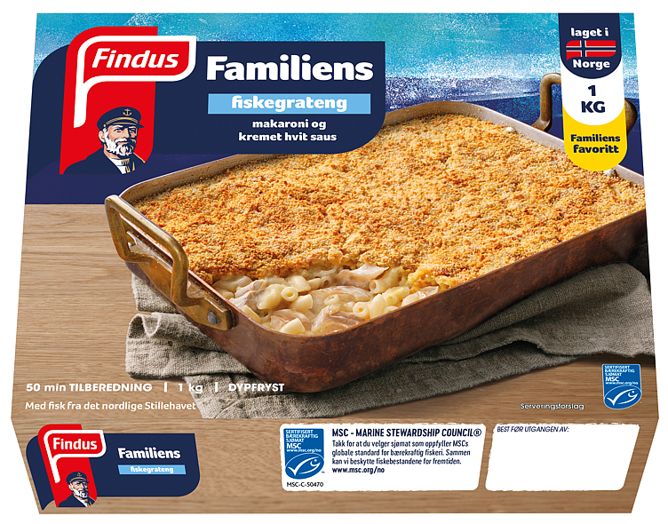 Familiens fiskegrateng 1kg
