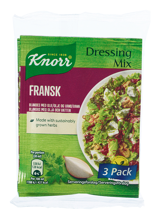 Knorr dressingmix fransk 24 gr 3-pk