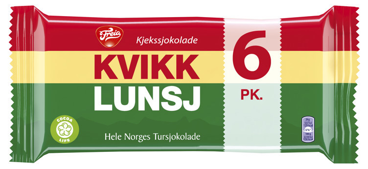 Kvikk lunsj 6-pk   282g