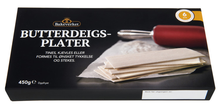 Butterdeigsplater   6stk