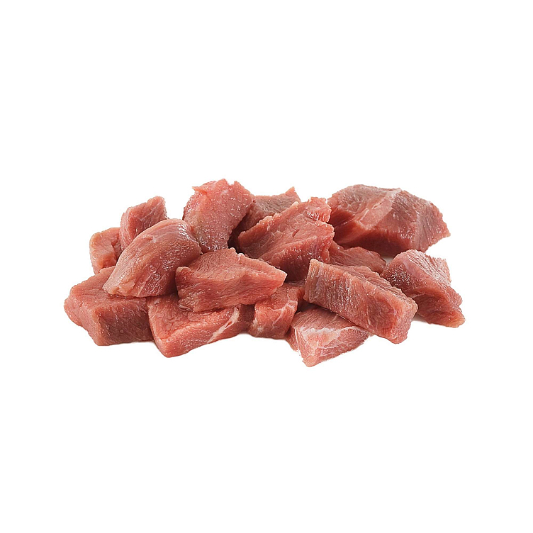 Beef chuck diced 1,5x1,5x3cm fresh  ca5kg  kg