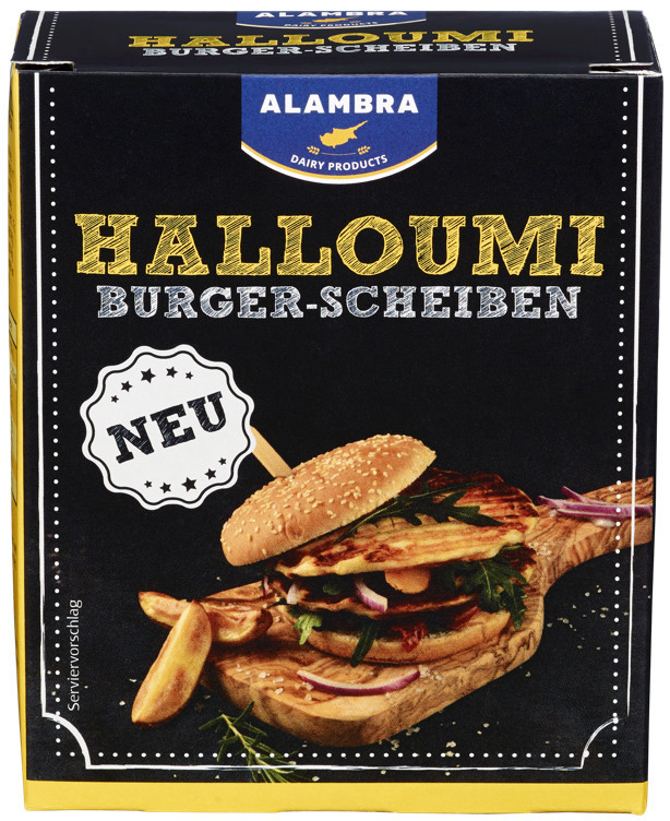 Halloumi burger, slices  200g