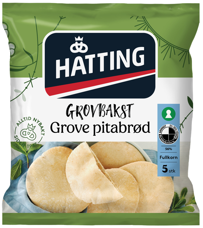 Grove pitabrød 400g