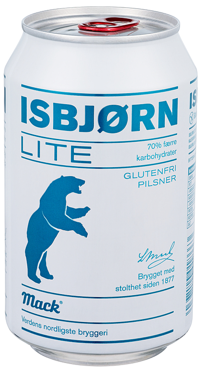 Isbjørn lite glutenfri bx   4,5%   12x33cl