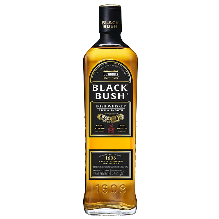Bushmills black bush irish whiskey 40% 70cl