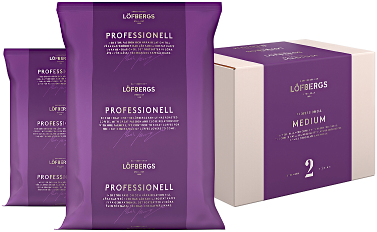 Professionell mellan filtermalt   16x375g