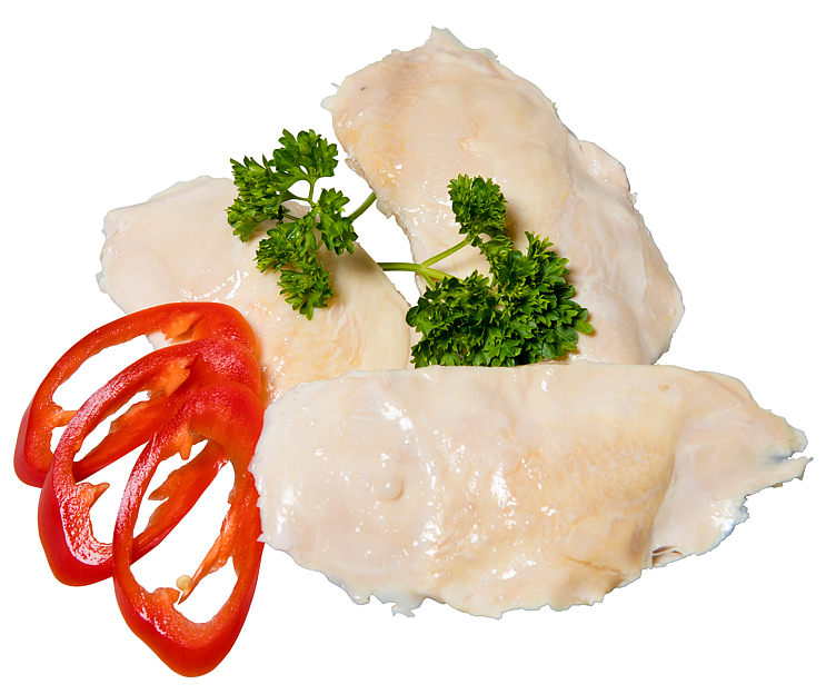 Kyllingfilet m/skinn sousvide ca1,38kg  kg