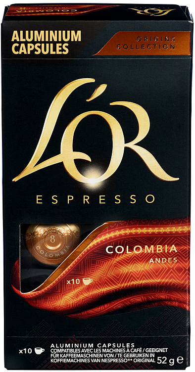 Colombia kaffekapsler utz 10stk