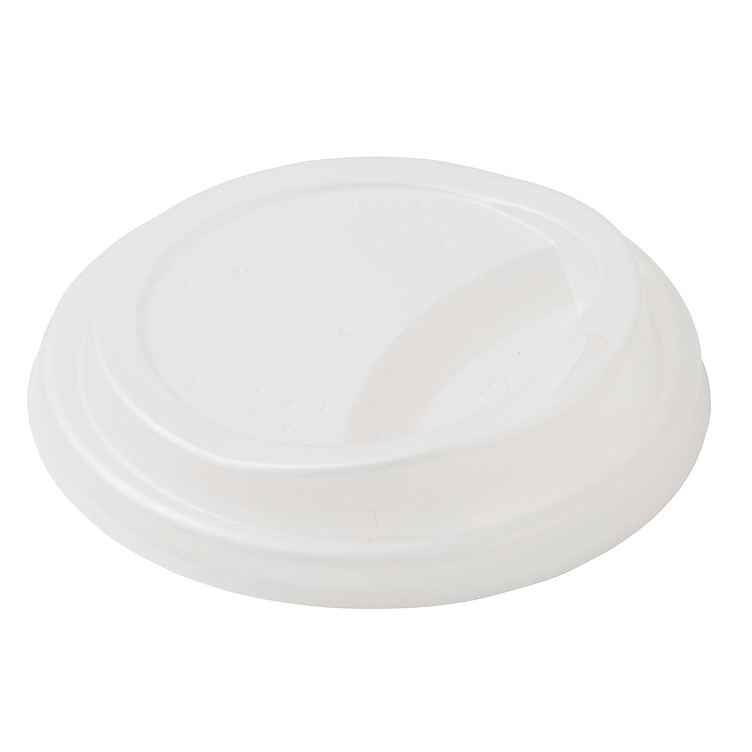 Lokk til 18 og 24cl beger bagasse sweet hvit ecoecho 50stk
