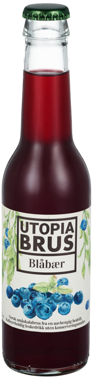 Utopiabrus blåbær 2x12pk 24x27,5cl