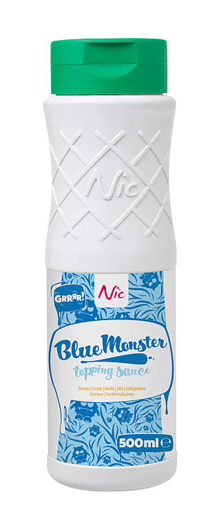 Topping i flaske blue monster   0,5l
