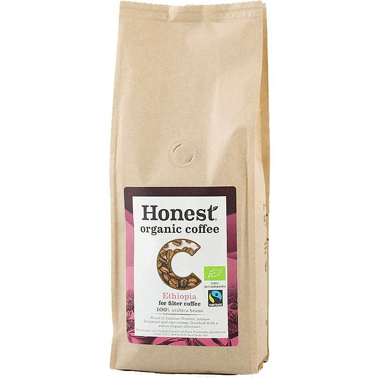 Honest organic coffee for filter, ethipoia 6x1kg