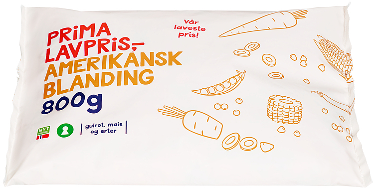 Amerikansk blanding   800g
