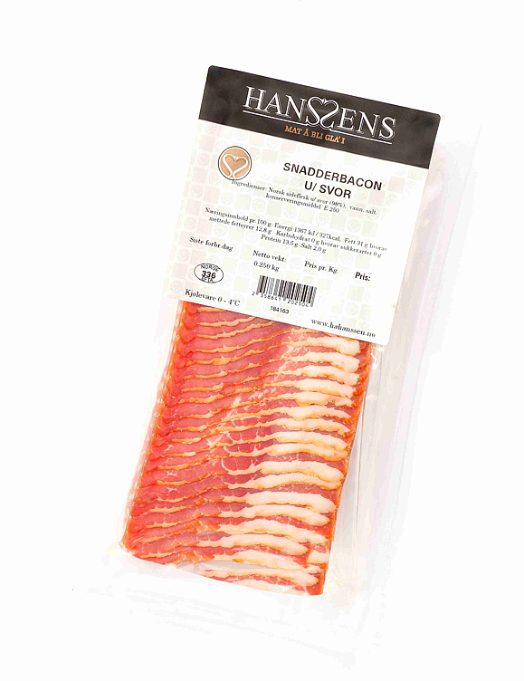 Snadderbacon sk   ca 300g   kg