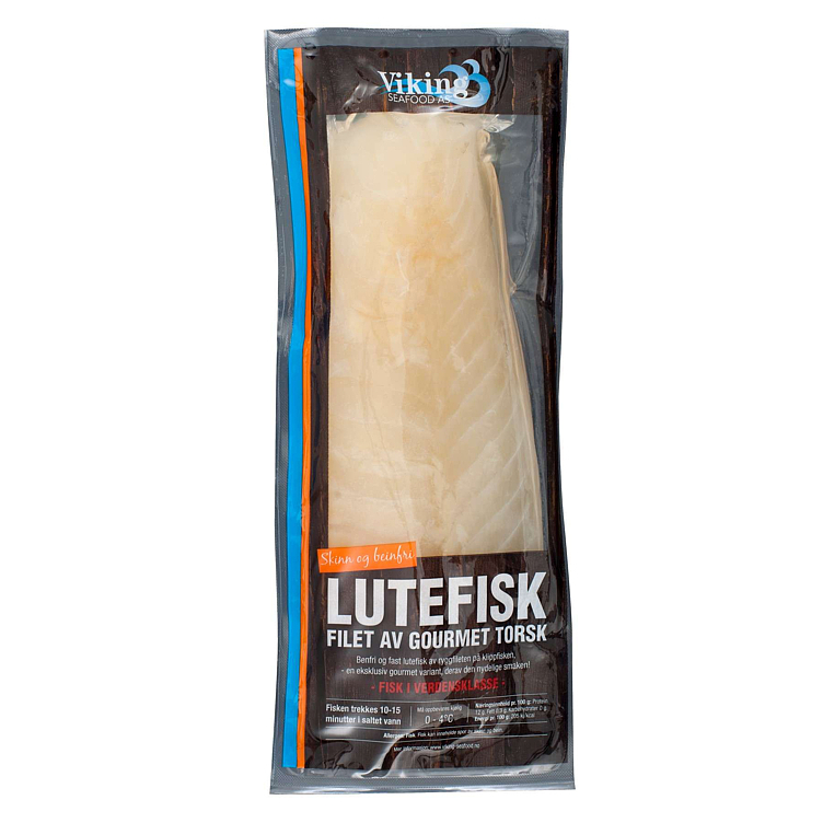 Lutefisk loins torsk u/sk bein kg