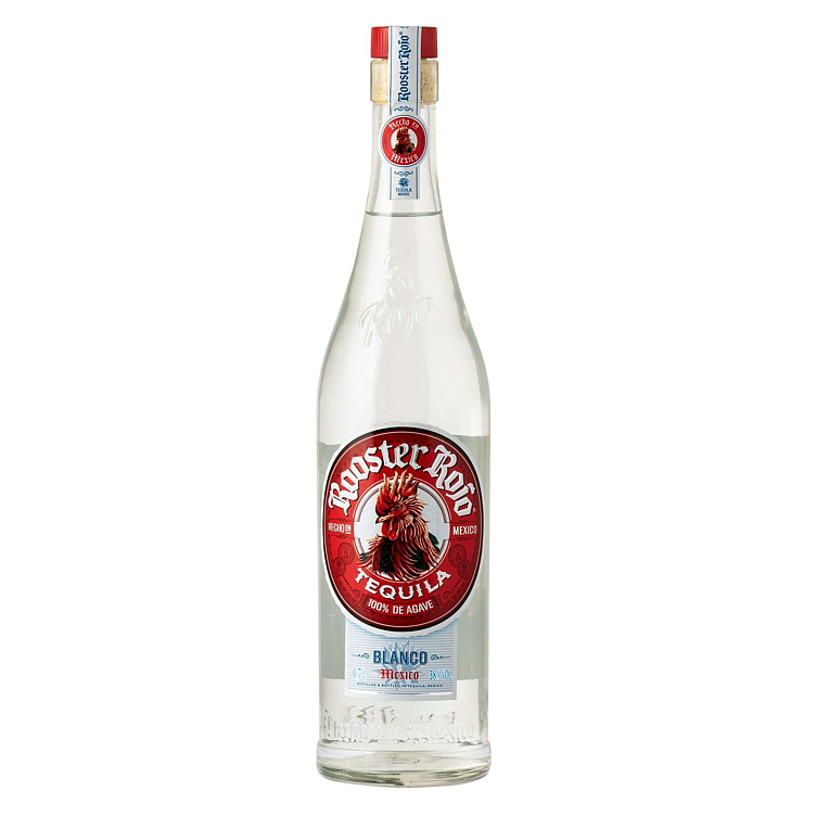 Rooster rojo tequila blanco 38% 70cl
