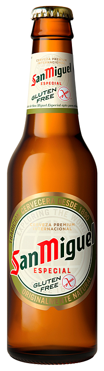 San miguel gluten free   5,4%   24x33cl