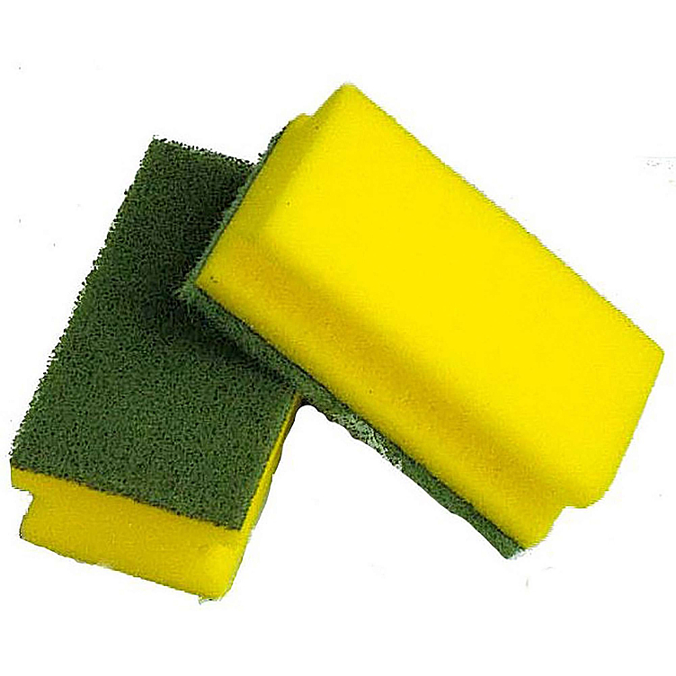 Skuresvamp gul/grønn stk